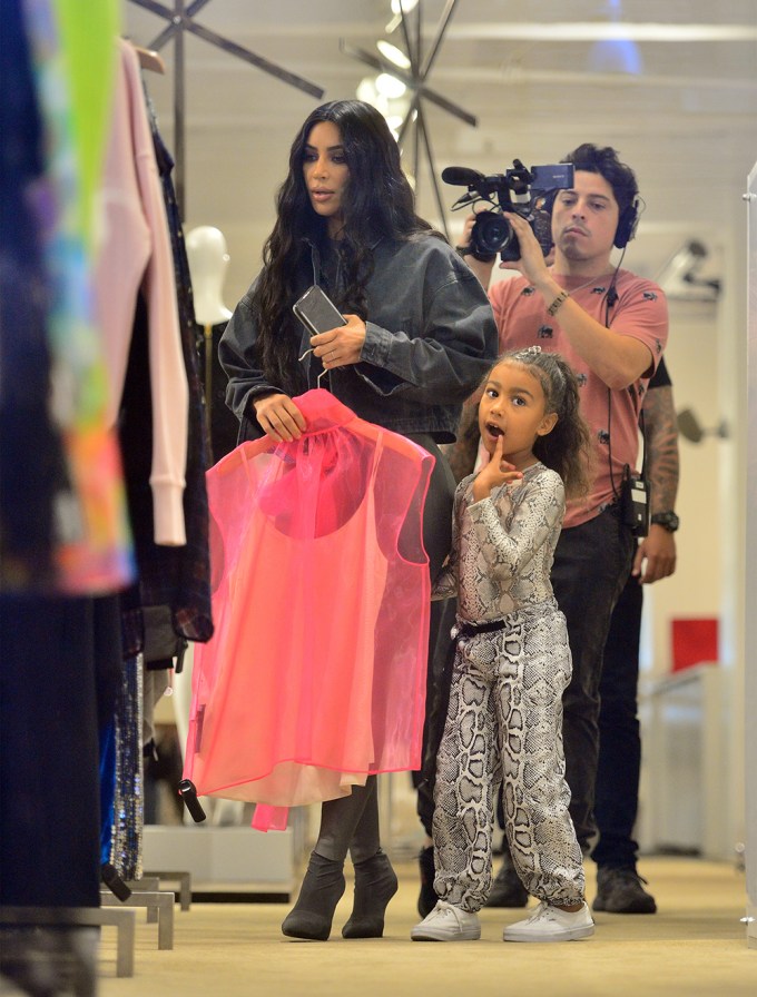 Kim Kardashian & North West: See Photos of the Mom & Daughter Duo
