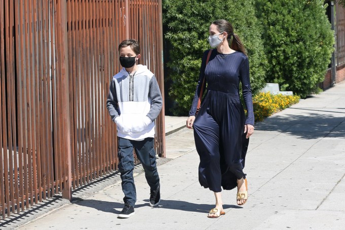 Angelina Jolie & Her Kids: Photos of Them on Fun Outings Angelina Jolie & Her Kids: Photos of Them on Fun Outings