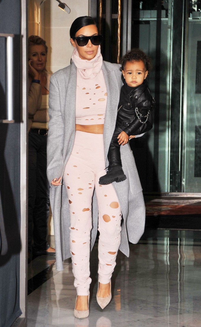 Kim Kardashian & North West: See Photos of the Mom & Daughter Duo