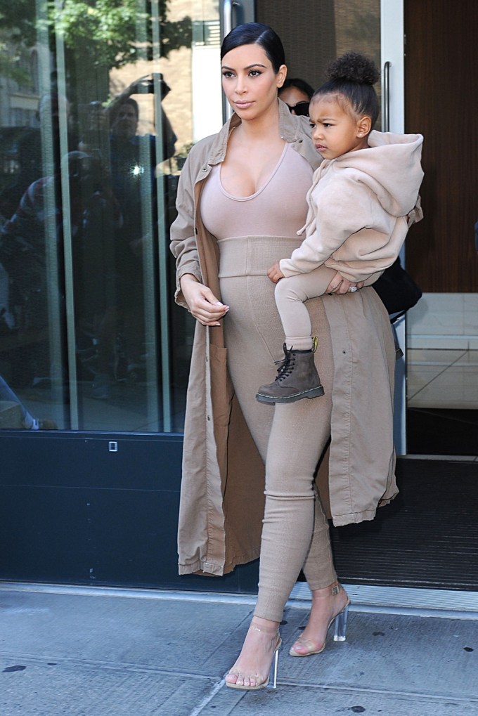 Kim Kardashian & North West: See Photos of the Mom & Daughter Duo