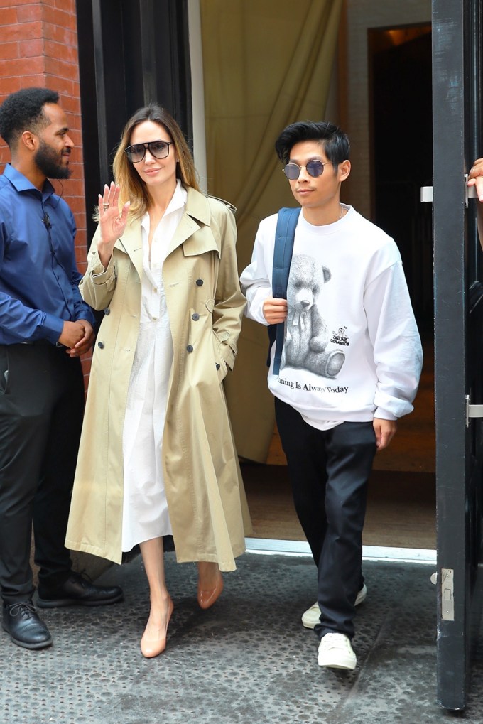 Angelina Jolie & Her Kids: Photos of Them on Outings Through the Years