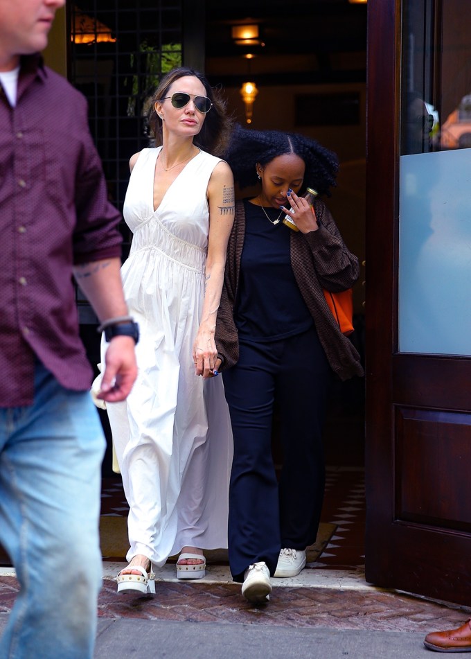 Angelina Jolie & Her Kids: Photos of Them on Outings Through the Years